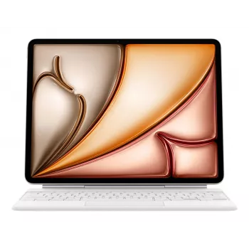 Teclado Apple Magic QWERTZ alemão branco com trackpad