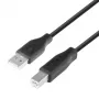 Cabo TB USB AM-BM 1.8 preto (AKTBXKU1PABW18B)