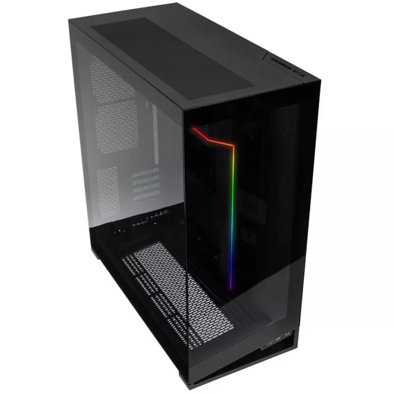 Caixa PHANTEKS NV Series NV7 E-ATX, vidro temperado, ARGB - preta & ventoinhas M25 Gen2 PWM D-RGB pack de 3 - Reverse Blade, 140 mm + kit DRGB