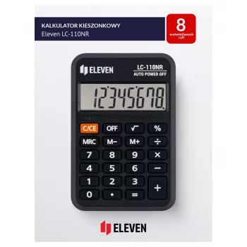 Calculadora de bolso Eleven LC-110NR (EU)