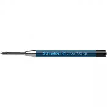 Schneider Slider 755 Recargas de esferográfica 0,7 mm, preto, 10 un.