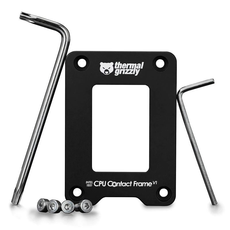 Kit de upgrade de frame Thermal Grizzly TG-CF-I1851-V1 Alumínio Preto 71x51x6mm