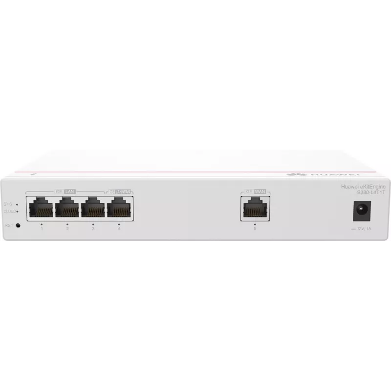 HUAWEI eKit S380-L4T1T router multisserviço, 1x GE WAN, 4x GE LAN