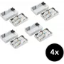 Conjunto de extensão de rede ShiverPeaks 75001-SET4 Cat. 6 pack de 4