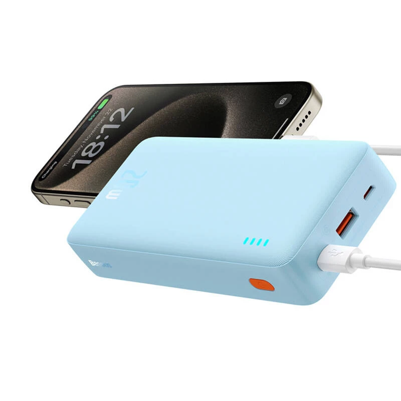 Baseus Airpow Polímero de lítio (LiPo) 20000 mAh Azul