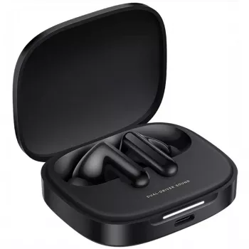 Headset Xiaomi Buds 6 intra-auriculares sem fios binaurais, Bluetooth 5.4, ANC, 42 h de reprodução, IP54, preto noite