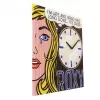 Relógio de parede NeXtime 8153 Cinema Date, 43x43,2 cm, preto/multicolor