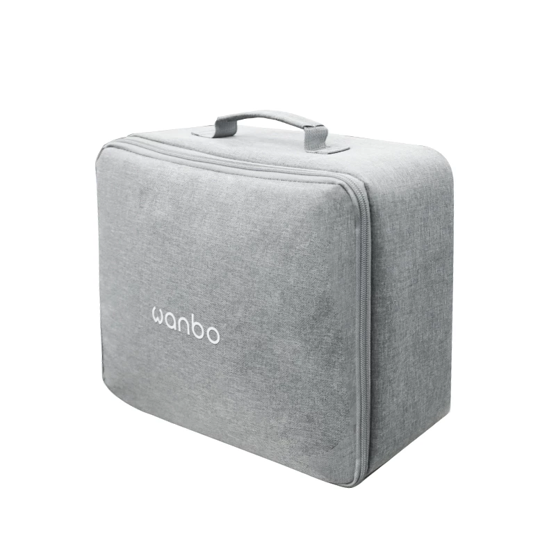 Bolsa para projetor WANBO X5 Air / X5 Pro, cinzento, portátil, leve