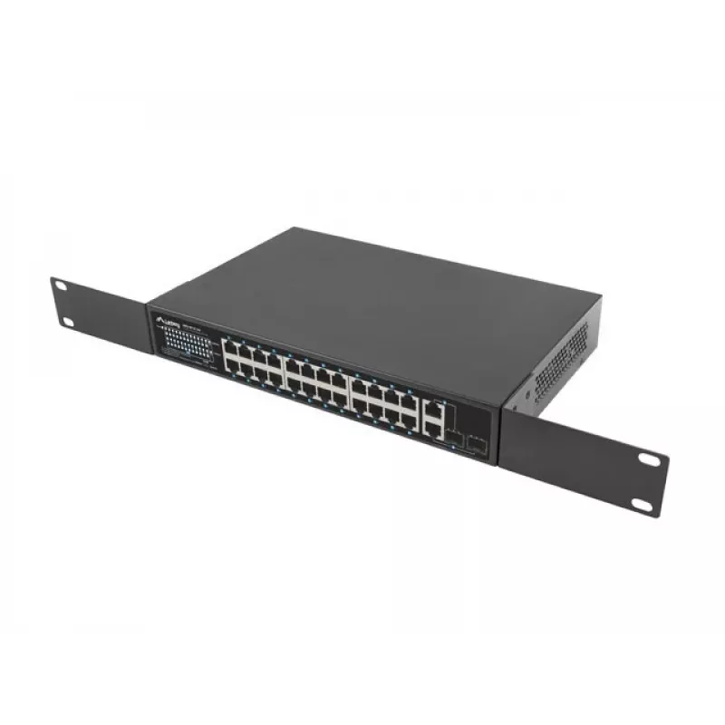 Switch de rede Lanberg RSFE-24P-2C-250 Unmanaged Gigabit Ethernet (10/100/1000)