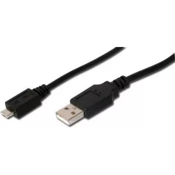 Cabo USB Digitus 1,8 m USB 2.0 USB A Micro-USB A preto