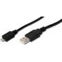 Cabo USB Digitus 1,8 m USB 2.0 USB A Micro-USB A preto