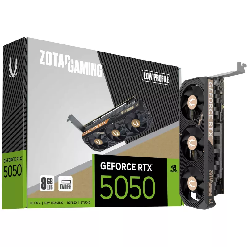 Placa gráfica ZOTAC GeForce RTX 5050 Low Profile 8GB GDDR6