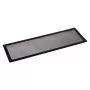 Filtro de poeira DEMCiflex 0306 para PC, preto/cinzento, 120 mm x 370,1 mm