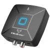 Emissor/receptor de áudio HiFi sem fios QOLTEC modelo 56981 — ponte de áudio Bluetooth/Line-In