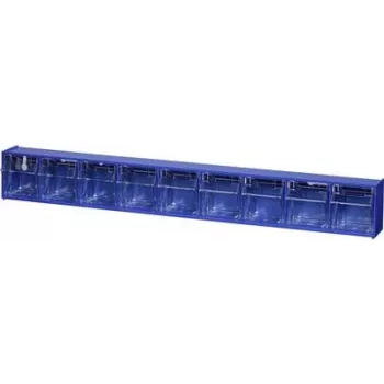 Caixa de arrumação allit VarioPlus ProFlip 9 L x A P 600 77 — caixa organizadora modular de plástico para peças pequenas