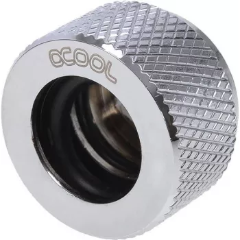 Alphacool HT 13mm Conector de rosca para HardTube G1/4 - serrilhado - cromado (17188)