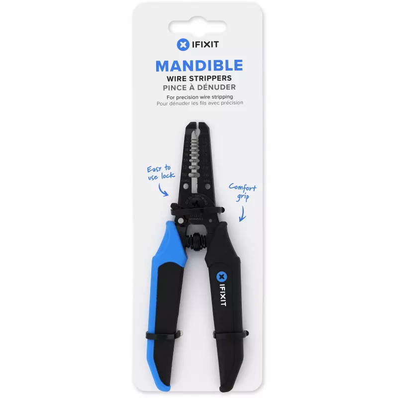 iFixit IF145-547-1 Mandible descarnador de fios, até 4,75 mm², preto/azul