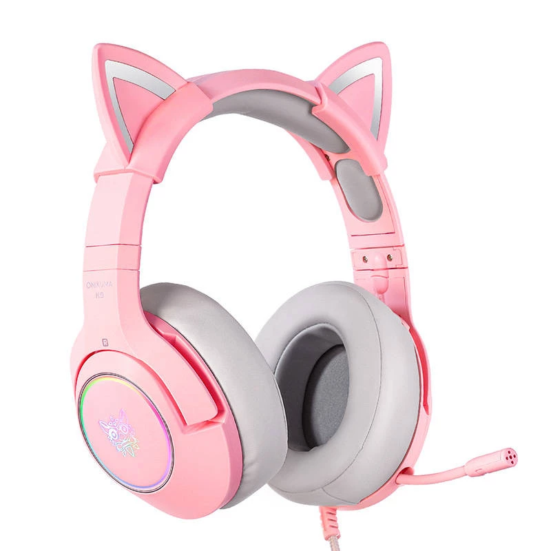 Headset Onikuma K9 Rosa RGB headset gaming