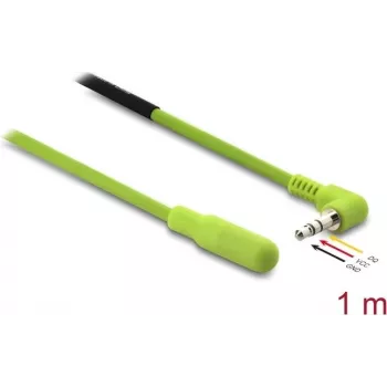 Cabo DELOCK sensor/atuador 1 m com ficha de 3,5 mm (verde)