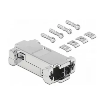 Caixa de proteção de cabos DeLOCK 66813 caixa para 2 x D-Sub 9 pinos