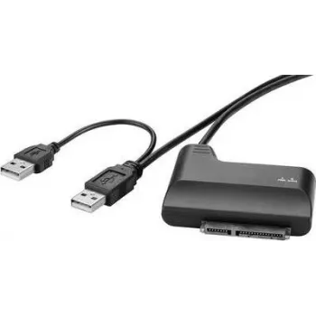 Adaptador SATA Renkforce SATA Combo M para USB, 33 cm cabo de alimentação USB redondo