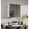Armário de casa de banho Topeshop POLA 2DL BIEL branco