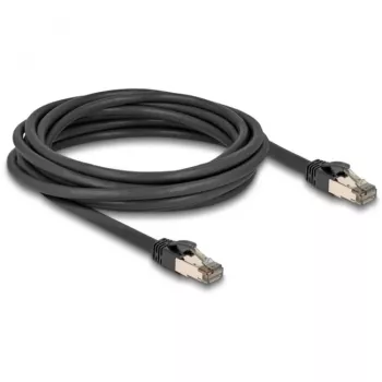Cabo de rede DeLOCK RJ45 Cat.6A 5m preto