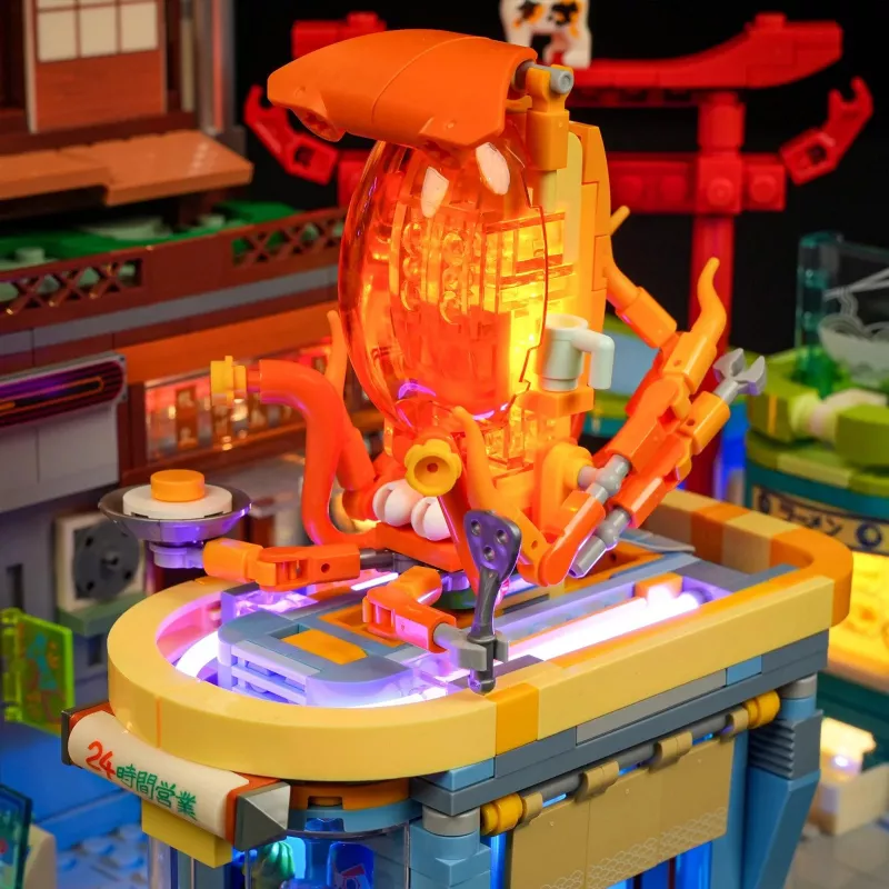 Cyberpunk Neoncity - Izakaya, brinquedo de construção
