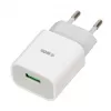 Carregador iBOX C-41 USB 2A, 1 porta USB, cabo microUSB, branco