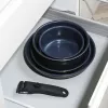 Conjunto de panelas Russell Hobbs RH03319EU7, 5 peças, frigideiras antiaderentes, aptas para máquina de lavar loiça