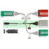 Adaptador DeLOCK M.2 Key M para U.2 SFF-8639 NVMe com cabo de 50 cm