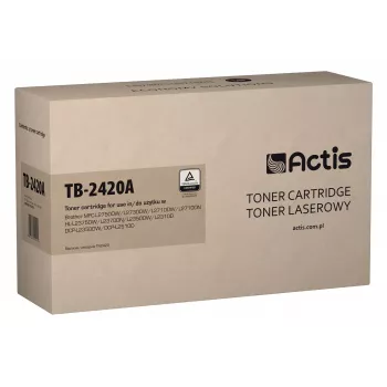 Tinteiro de toner ACTIS TB-2420A compatível com Brother, preto, 3000 páginas, embalagem individual