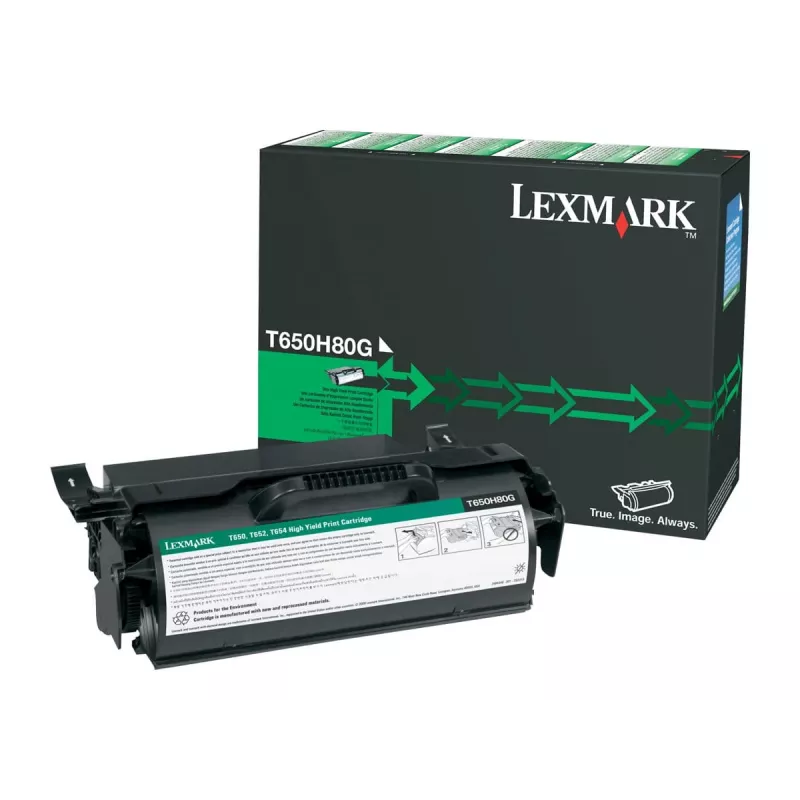 Toner Lexmark T650H80G 30000 páginas preto
