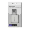 Carregador Qoltec 51718 | 45W | 5-20V | 2,4-3A | USB Type-C PD | USB | branco