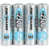 Pilha AA Ansmann 2500mAh maxE plus níquel-metal-hidreto NiMH