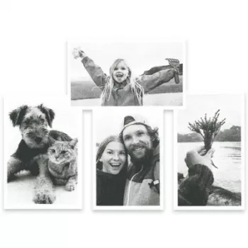 Rolos de papel térmico EASYPIX InstantFUN 5x 55600 — embalagem com 5 rolos de papel térmico