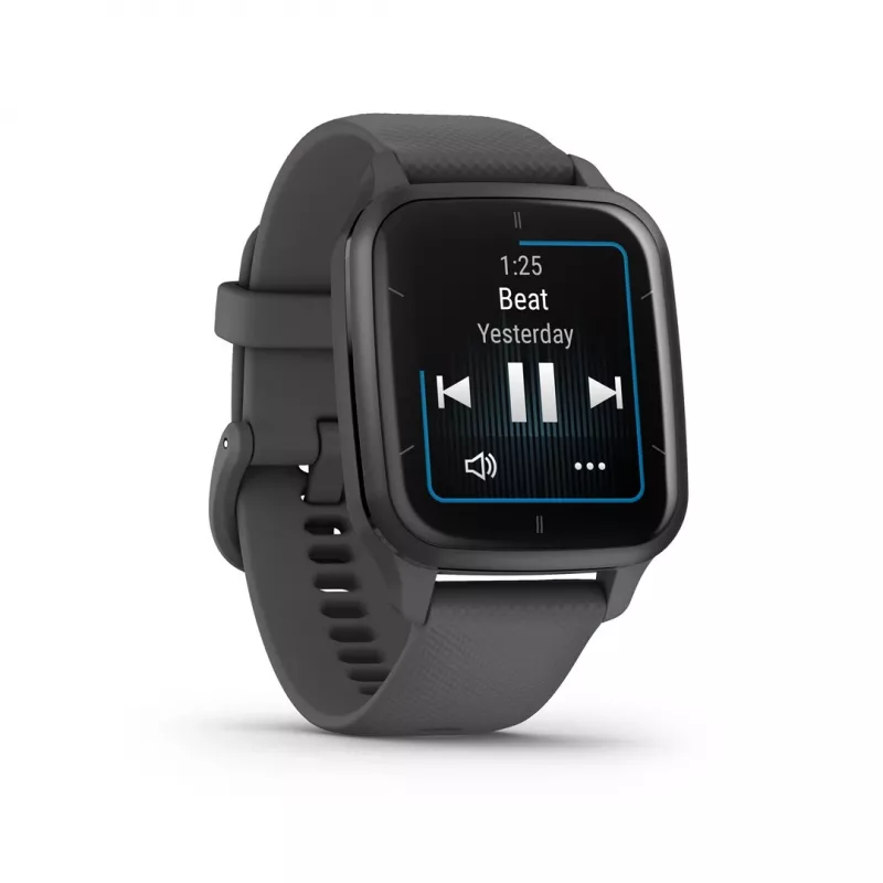 Smartwatch GARMIN Venu Sq 2 — 1,4 inch AMOLED, caixa de 40 mm, cinzento-ardósia, GPS, SpO2, NFC