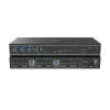 Comutador KVM Lindy 2 portas Dual Head HDMI 4K60, USB 3.0, 4096 x 2160 píxeis, 4K Ultra HD, preto