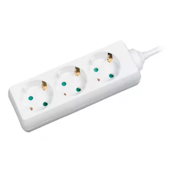 Extensão elétrica LogiLink LPS205 1,4 m 3 tomadas AC branca