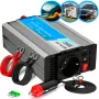 Conversor de tensão Extralink OPIP-300W 12V 300W onda sinusoidal pura, caixa de alumínio, refrigeração ativa