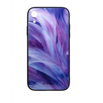 Película de vidro Tellur Cover Glass print para iPhone XR com design de pena impresso
