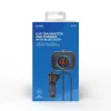 Transmissor FM SAVIO TR-14 Bluetooth USB, FM 87,6–107,9 MHz, MicroSD, USB-C, alimentação 12 V automóvel