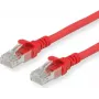 ROLINE - Cabo de rede - RJ-45 (M) para RJ-45 (M) - 30 cm - SFTP, PiMF - CAT 6 - sem halogéneos, moldado, fio flexível - vermelho (21.15.2952)