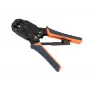 Alicate de cravar RJ45 Extralink 4P+6P+8P com catraca para fichas modulares, 1 unid.