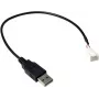 Adaptador USB AM para conector fêmea 3 pinos 30 cm - Adaptador - Digital/Dados (88885450)