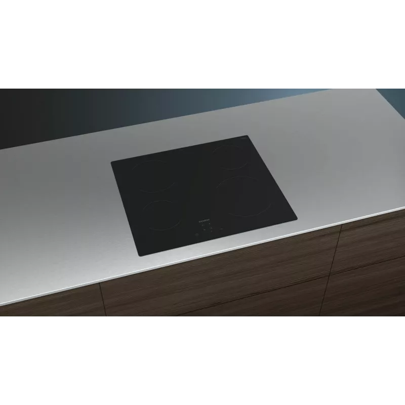 Placa Siemens iQ100 ET61RBEA1E Preto Encastre 60 cm 4 Zona(s)