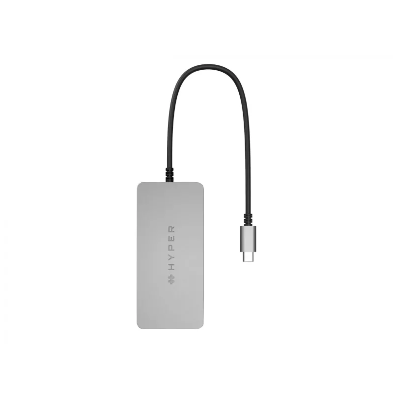 HYPER HDMB2 Hub de interface USB 3.2 Gen 1 (3.1 Gen 1) Type-C 5000 Mbit/s Aço inoxidável
