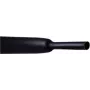 CellPack 145127 Tubo termorretrátil sem adesivo preto 12,70 mm taxa de retração 2:1 1 m (145127)
