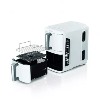 Fritadeira de ar quente SharkNinja SL400EUWH Dupla 9,5 L 2470 W Branco