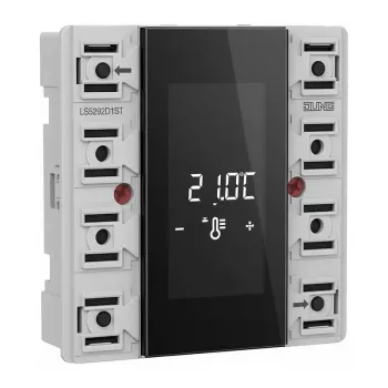 Módulo controlador de sala jung LS 5292 D1 ST KNX controlador de sala compacto 2 módulos F50